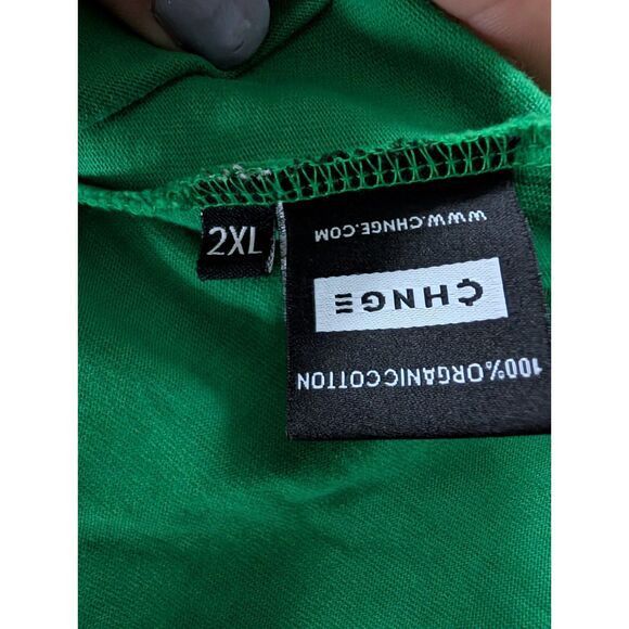 CHNGE Green and Cream Change Growth Short Sleeve T-shirt, 2XL (A8) - Picture 4 of 8